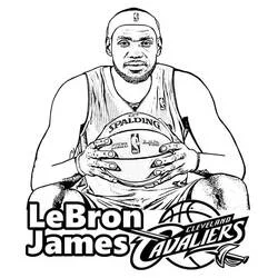 LeBron James - Kostenlose Ausmalbilder zum Ausdrucken LeBron James - Kostenlose Ausmalbilder zum Ausdrucken