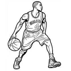 Michael Jordan - Kostenlose Ausmalbilder zum Ausdrucken Michael Jordan - Kostenlose Ausmalbilder zum Ausdrucken