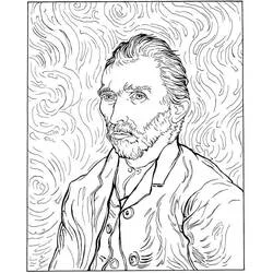 Vincent van Gogh - Kostenlose Ausmalbilder zum Ausdrucken Vincent van Gogh - Kostenlose Ausmalbilder zum Ausdrucken