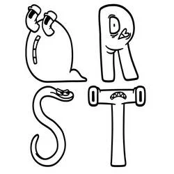 Alphabet Geschichte - Kostenlose Ausmalbilder zum Ausdrucken