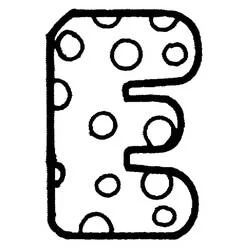 Buchstabe E - Kostenlose Ausmalbilder zum Ausdrucken