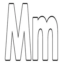 Buchstabe M - Kostenlose Ausmalbilder zum Ausdrucken