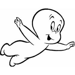Casper - Kostenlose Ausmalbilder zum Ausdrucken