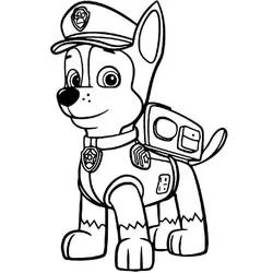Chase PAW Patrol - Kostenlose Ausmalbilder zum Ausdrucken
