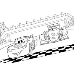 Flash McQueen - Kostenlose Ausmalbilder zum Ausdrucken