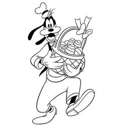 Goofy - Kostenlose Ausmalbilder zum Ausdrucken