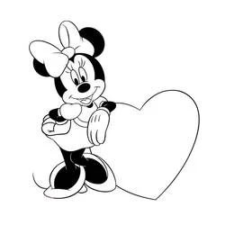 Minnie Maus - Kostenlose Ausmalbilder zum Ausdrucken