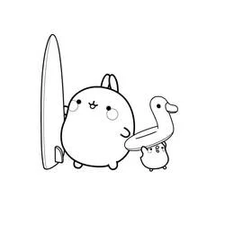 Molang - Kostenlose Ausmalbilder zum Ausdrucken