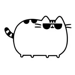 Pusheen - Kostenlose Ausmalbilder zum Ausdrucken