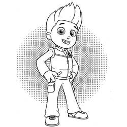 Ryder PAW Patrol - Kostenlose Ausmalbilder zum Ausdrucken