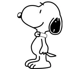 Snoopy - Kostenlose Ausmalbilder zum Ausdrucken