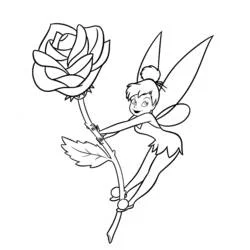 Tinker Bell - Kostenlose Ausmalbilder zum Ausdrucken