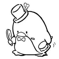 Tuxedo Sam Ausmalbild #220176 zum Ausdrucken und Ausmalen