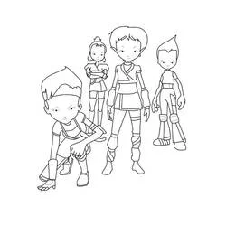 Code Lyoko - Kostenlose Ausmalbilder zum Ausdrucken
