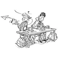Die Lehrer - Kostenlose Ausmalbilder zum Ausdrucken