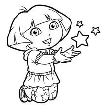 Dora the Explorer - Kostenlose Ausmalbilder zum Ausdrucken