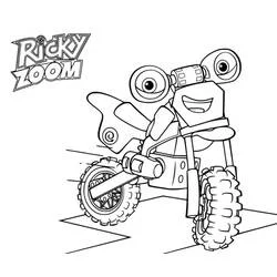 Ricky Zoom - Kostenlose Ausmalbilder zum Ausdrucken