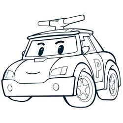 Robocar Poli - Kostenlose Ausmalbilder zum Ausdrucken