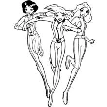 Totally Spies - Kostenlose Ausmalbilder zum Ausdrucken