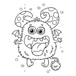 Monster - Kostenlose Ausmalbilder zum Ausdrucken