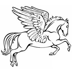 Pegasus - Kostenlose Ausmalbilder zum Ausdrucken