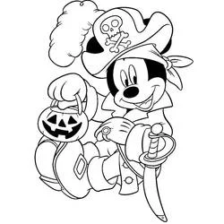 Disney Halloween - Kostenlose Ausmalbilder zum Ausdrucken