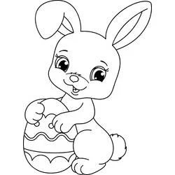 Easter Bunny - Kostenlose Ausmalbilder zum Ausdrucken