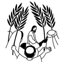 Palmsonntag - Kostenlose Ausmalbilder zum Ausdrucken