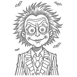 Beetlejuice - Kostenlose Ausmalbilder zum Ausdrucken