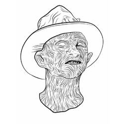 Freddy Krueger - Kostenlose Ausmalbilder zum Ausdrucken