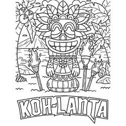 Koh Lanta - Kostenlose Ausmalbilder zum Ausdrucken