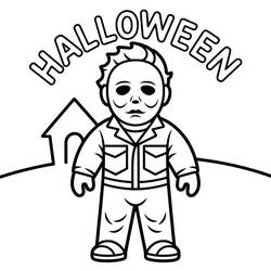 Michael Myers - Kostenlose Ausmalbilder zum Ausdrucken