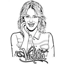 Violetta - Kostenlose Ausmalbilder zum Ausdrucken