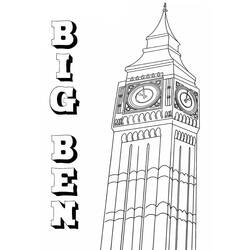 Big Ben Ausmalbild #184906 zum Ausdrucken und Ausmalen
