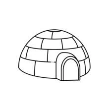 Iglu - Kostenlose Ausmalbilder zum Ausdrucken