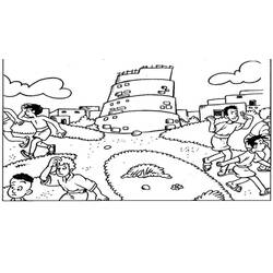 Turm zu Babel - Kostenlose Ausmalbilder zum Ausdrucken