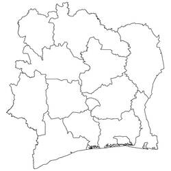 Elfenbeinküste - Kostenlose Ausmalbilder zum Ausdrucken