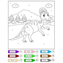 Magischer Dinosaurier - Kostenlose Ausmalbilder zum Ausdrucken Magischer Dinosaurier - Kostenlose Ausmalbilder zum Ausdrucken