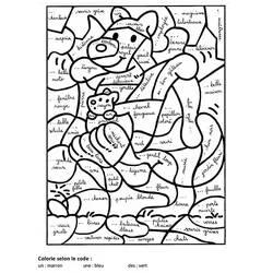 Magisches Ausmalen 4. Klasse Ausmalbild #178389 zum Ausdrucken und Ausmalen
