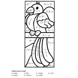 Magisches Ausmalen 4. Klasse Ausmalbild #178397 zum Ausdrucken und Ausmalen