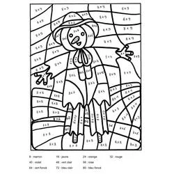 Magisches Ausmalen 4. Klasse Ausmalbild #178402 zum Ausdrucken und Ausmalen