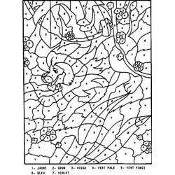 Magisches Ausmalen 5. Klasse Ausmalbild #193221 zum Ausdrucken und Ausmalen