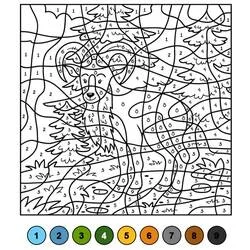 Magisches Ausmalen 5. Klasse Ausmalbild #193228 zum Ausdrucken und Ausmalen