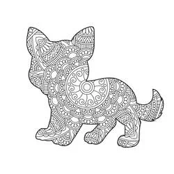 Hunde-Mandalas Ausmalbild #211795 zum Ausdrucken und Ausmalen Hunde-Mandalas Ausmalbild #211795 zum Ausdrucken und Ausmalen