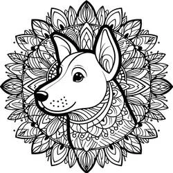 Hunde-Mandalas Ausmalbild #211799 zum Ausdrucken und Ausmalen Hunde-Mandalas Ausmalbild #211799 zum Ausdrucken und Ausmalen