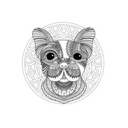 Hunde-Mandalas Ausmalbild #211801 zum Ausdrucken und Ausmalen Hunde-Mandalas Ausmalbild #211801 zum Ausdrucken und Ausmalen