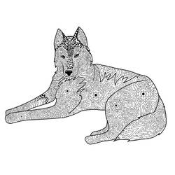 Hunde-Mandalas Ausmalbild #211802 zum Ausdrucken und Ausmalen Hunde-Mandalas Ausmalbild #211802 zum Ausdrucken und Ausmalen