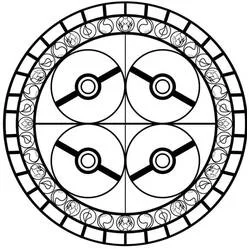 Pokémon-Mandalas Ausmalbild #174024 zum Ausdrucken und Ausmalen