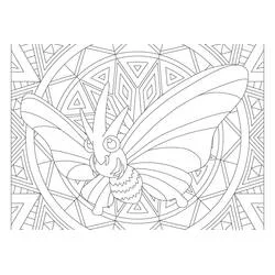 Pokémon-Mandalas Ausmalbild #174025 zum Ausdrucken und Ausmalen