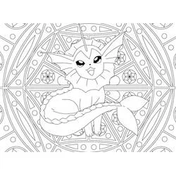 Pokémon-Mandalas Ausmalbild #174026 zum Ausdrucken und Ausmalen